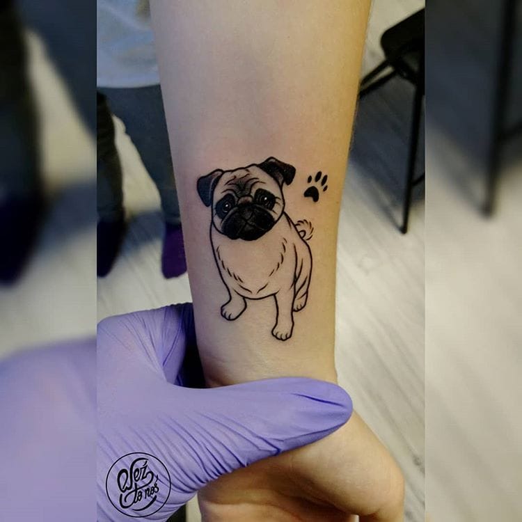 38 Of The Best Pug Tattoo Ideas Ever - PetPress